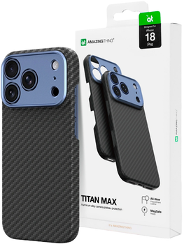 Панель AmazingThing Titan Max Lens Case MagSafe для Apple iPhone 18 Pro Blue (4896238102359)