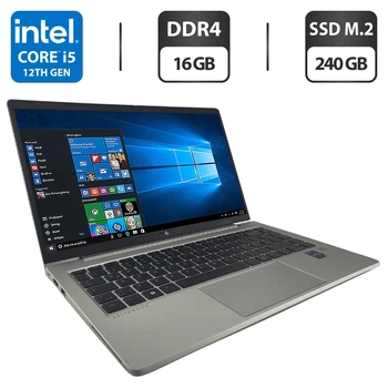 Ультрабук HP EliteBook 640 G9 / 14" (1920x1080) IPS / Intel Core i5-1245U (10 (12) ядер по 3.3 - 4.4 GHz) / 16 GB DDR4 / 240 GB SSD M.2 / Intel Iris Xe Graphics / WebCam б/у