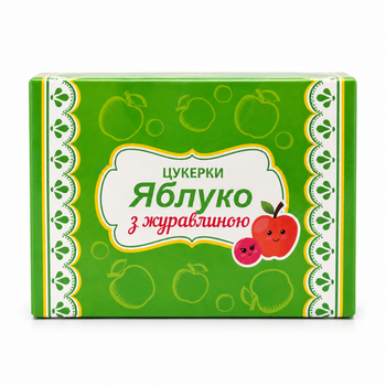 Цукерки із Яблуко з журавлиною «Пригощайся» - 270 г