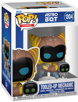 Фігурка Funko POP! Games: Astro Bot — Astro Bot & Buddy Tooled-Up Mechanic (Астро Бот і напарник) #1304