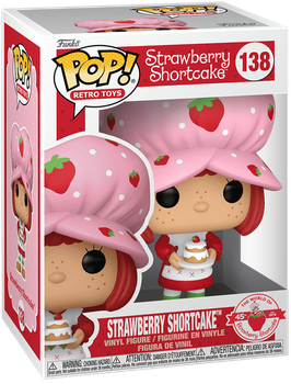 Фігурка Funko POP! Animation: Strawberry Shortcake — Strawberry Shortcake with Custard (Полуничка з Кастардом) #138