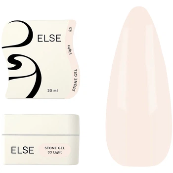 ELSE Stone Gel №33 Light Гель для нарощування та укріплення нігтів, 30 мл