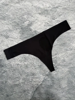 Безшовні трусики стрінги THIRDLOVE Comfort Stretch Thong -Розмір 3X Стегна 138-143 см - Чорний