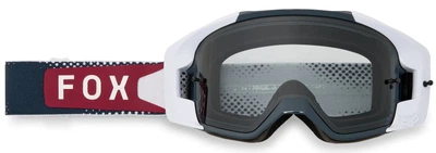 Маска мотокроссовая Fox Vue Tactile White Grey Lens белый поликарбонат TruLock