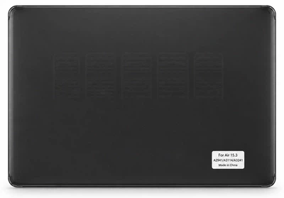 Кейс HardShell Crystal ultrathin для MacBook Air 15.3 (M2–M3) Black