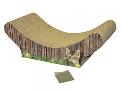 Когтеточка для кошек Nobby «Волна», картонная, 47×21×17 см