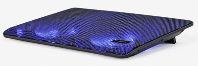 Підставка для ноутбука Gembird NBS-2F15-05 до 15.6" 2x125 мм вентилятори LED Black (58856)