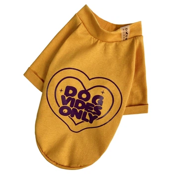 Футболка Dogsbomba Dog Vibes жовта F-88 розмір 2 (2000000083940)
