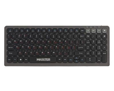 Клавіатура бездротова Maxxter , чорна (KBW-C02B-UA)
