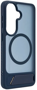 Чохол для смартфона Samsung Galaxy S26 Evelatus Rubber Coated MagSafe With Stand Case Navy Blue (EVESAMS26RCMWSNB)