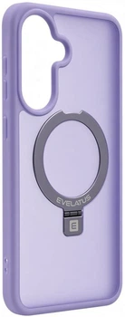 Etui na smartfon Samsung Galaxy A57 Evelatus Shield Case With MagSafe & Stand Matte Ring Lavender Purple (EVESAMA57SCMSMRLP)