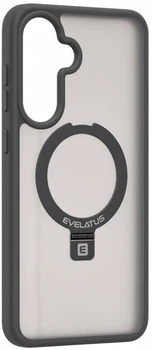 Чохол для смартфона Samsung Galaxy A57 Evelatus Shield Case With MagSafe & Stand Matte Ring Smoke Grey (EVESAMA57SCMSMRSG)