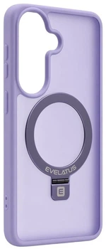 Чохол для смартфона Samsung Galaxy S26 Evelatus Shield Case With MagSafe & Stand Matte Ring Lavender Purple (EVESAMS26SCMSMRLP)
