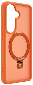 Чохол для смартфона Samsung Galaxy S26 Evelatus Shield Case With MagSafe & Stand Matte Ring Orange (EVESAMS26SCMSMRO)