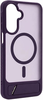 Чохол для смартфона Samsung Galaxy A17 4G / A17 5G Evelatus Rubber Coated MagSafe With Stand Case Purple (EVESAMA17RCMWSP)