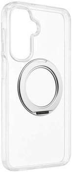 Etui na smartfon Samsung Galaxy A37 / A36 Evelatus Hybird Case With Magsafe PC+TPU 360 Metal Stand Transparent (EVESAMA37HCM360MST)