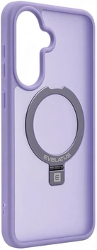 Etui na smartfon Samsung Galaxy A37 / A36 Evelatus Shield Case With MagSafe & Stand Matte Ring Lavender Purple (EVESAMA37SCMSMRLP)