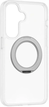 Чохол для смартфона Samsung Galaxy A57 Evelatus Hybird Case With Magsafe PC+TPU 360 Metal Stand Transparent (EVESAMA57HCM360MST)