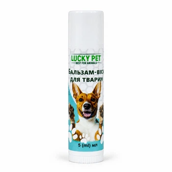 Бальзам-віск для лап і носа тварин Lucky Pet у стіку, 5 мл