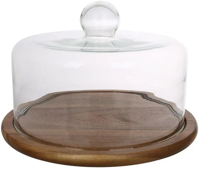 Подставка для торта Wooden Rock из акации Ø26 см коричневая