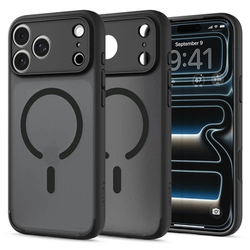 Чехол Spigen Ultra Hybrid MagFit для iPhone 17 Pro/18 Pro Frost Black (ACS12160)