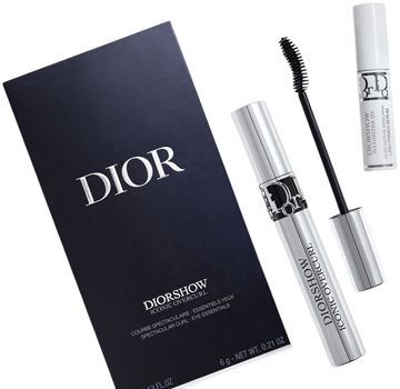 Zestaw kosmetyków do makijażu Christian Dior Diorshow Tusz do rzęs Iconic Overcurl 090 Czarny 6 g + Primer do rzęs Maximizer 4D 4 ml (3348901749503)