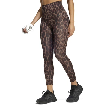 Легінси Optime Essentials Workout Leopard 7/8 Leggings Adidas KA6346 S Коричневий (4068822140157)