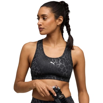 Топ 4KEEPS Bra - P - AOP MID Puma 528511-01 36 Чорний (4069162285492)