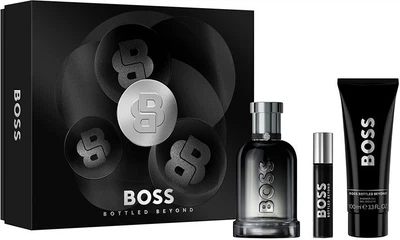 Zestaw męski Hugo Boss Bottled Beyond Woda perfumowana 100 ml + Miniaturka Woda perfumowana 10 ml + Żel pod prysznic 100 ml (3616305276315)