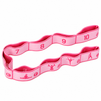 Еспандер (еластична стрічка) для розтяжки Bambi MS 4817(Pink) рожевий