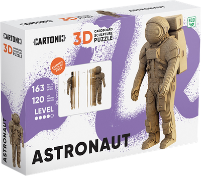 Puzzle 3D Cartonic Astronauta 163 elementy (4820191134225)