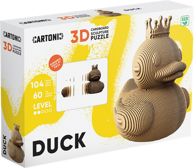 Puzzle 3D Cartonic Kaczka 104 elementy (4820191134188)