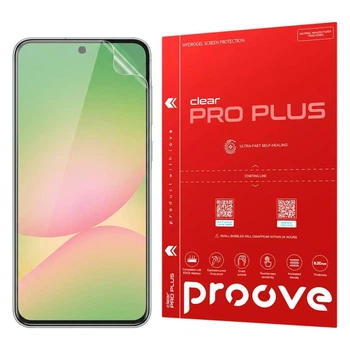 Защитная 3D гидрогелевая плёнка Proove PRO PLUS для Samsung Galaxy A57, глянцевая на экран