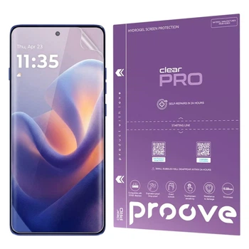 Защитная 3D гидрогелевая плёнка Proove PRO для Motorola Edge 60 PRO, глянцевая на экран