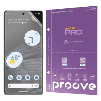 Защитная 3D гидрогелевая плёнка Proove PRO для Google Pixel 7, матовая на экран