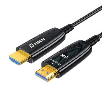 Кабель оптический HDMI 2.1 100m Dtech DT-HOF8100 (74-00140)