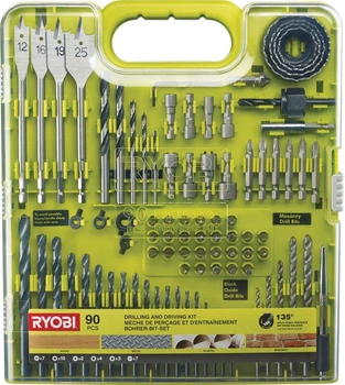 Набір біт і свердел RYOBI RAKDD90 90 шт (4892210184252)