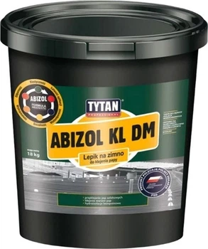 Мастика холодного застосування Tytan Professional для руберойду Abizol KL DM ADR 3 PG III UN 1139 18 кг Чорний (5903518057458)