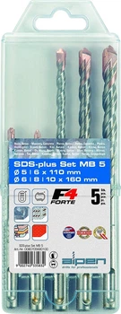 Zestaw wierteł Alpen SDS-plus 5 szt (9002740335832)