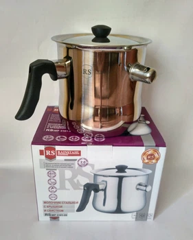Молочник из нержавеющей стали со свистком Rainstahl RS-3101-20 (2л)