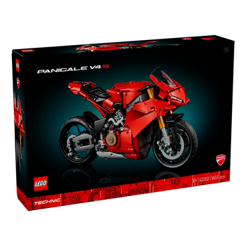 Конструктор LEGO Technic Мотоцикл Ducati Panigale V4 S 1603 детали (42202)