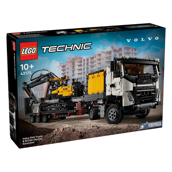 Конструктор LEGO Technic Volvo FMX и электрический экскаватор EC230 2274 детали (42175)
