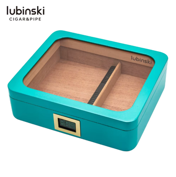 Х'юмідор для 20 сигар Lubinski Tifani зі скляною кришкою