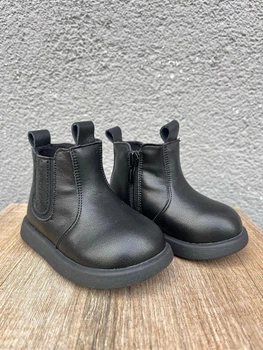 Дитячі демісезонні черевики для дівчинки Apawwa ABQ1051P 21 р, чорний