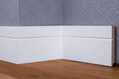 Плінтус МДФ PlintMart ПФ-12 100х12х2500 Білий (MDF-638660523)