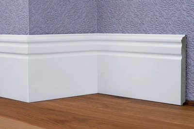 Плінтус МДФ PlintMart ПФ-20 110х12х2500 Білий (MDF-839306759)
