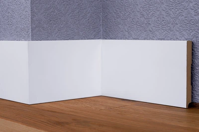 Плінтус МДФ PlintMart ПФ-16 100х12х2500 Білий (MDF-703625573)