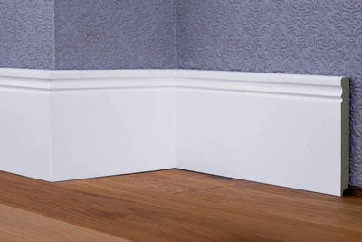 Плінтус МДФ PlintMart ПФ-27 100х12х2500 Білий (MDF-977645774)