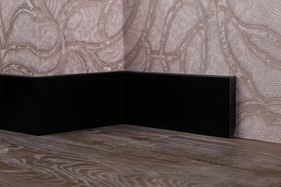 Плінтус МДФ PlintMart ПФ-9 80х10х2500 Чорний (MDF-1890443892)