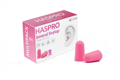 Беруши Haspro Multi10 пенопластовые розовые 10 пар